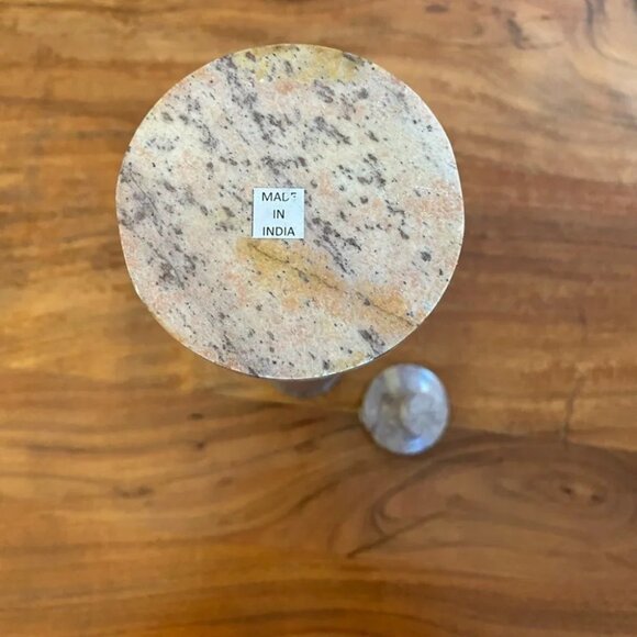 Soapstone Incense Burner 12in High Decorative Celestial Zodiac Moon Sun Marble - Picture 7 of 16